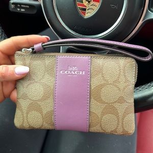 Coach wrist wallet
